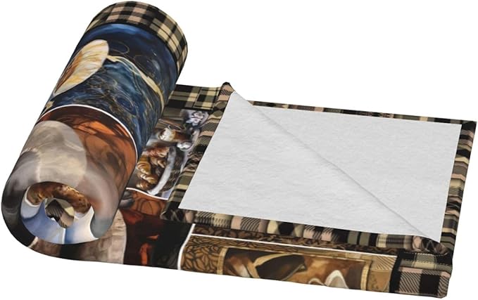 Vintage Coffee Blanket Drink Cup Lover Throw Blankets for Girls Boys Adult Women Men Plush Cozy Flannel Fleece Ultra Soft Fuzzy Party Blanket Gifts for Bed Couch Sofa 50"X40"