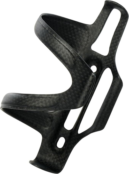 BRKURLEG Ultra-Light Carbon Fiber Water Bottle Cage with Screws Tool, Bike Water Bottle Cage Holder Brackets for Road Bike MTB Mountain Cycling Black Matte