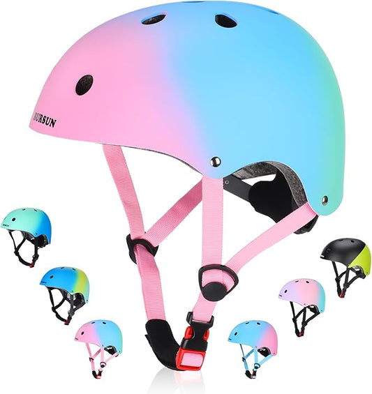 Kids Helmet Toddler Bike Helmets for Ages 2-3-5-8-14 Years Kids Girls Boys Youth, Adjustable Multi-Sport Helmet for Skateboard Cycling Scooter Balance Bike Inline Skating Longboard Roller Skate