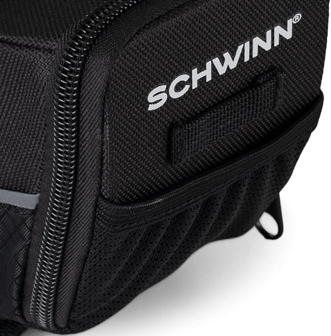 Schwinn Bike Bag, Pannier and Storage, Easy to Attach, Hold Cell Phones, Snacks, Wallet, Mounted Bicycle Accessories