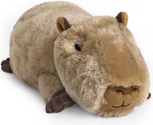 Capybara Stuffed Animals, Microwavable Stuffed Animal Adorable Fluffy Capybara Plush for Warmth Comfort, Heatable Coolable Lavender Scent Toy, Cute Soft Plushie Gift for Kids Adult & Children Boy Girl