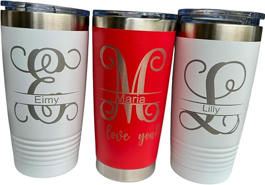Stainless steel bottle 40oz water bottle Western tumbler Workout water bottle Gift for her New tumbler (Split letter)