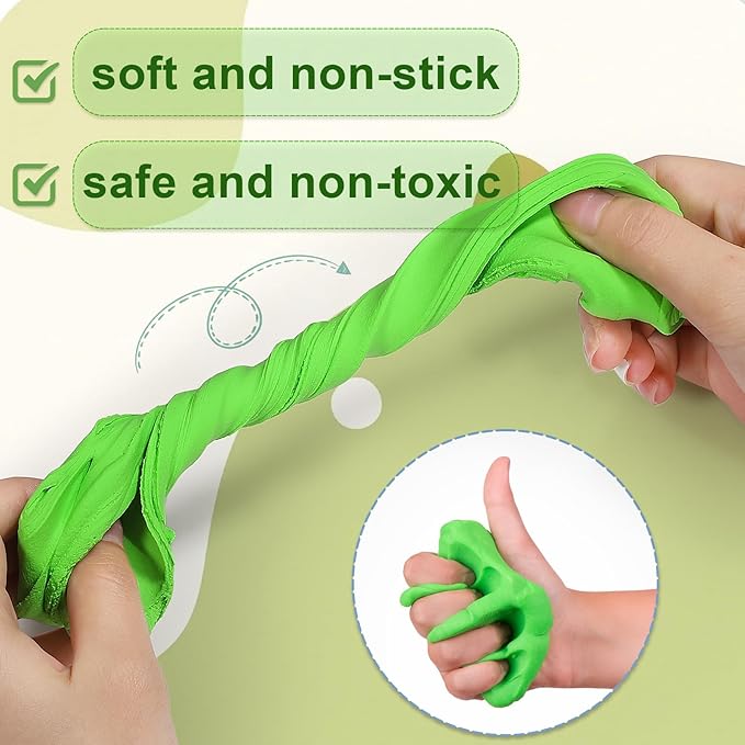 Air Dry Clay, Modelling Clay for Kids, 30 Colors DIY Molding Magic Clay for with Tools, Soft & Non-Sticky, Toys Gifts for Age 3 4 5 6 7 8+ Years Old Boys Girls Kids