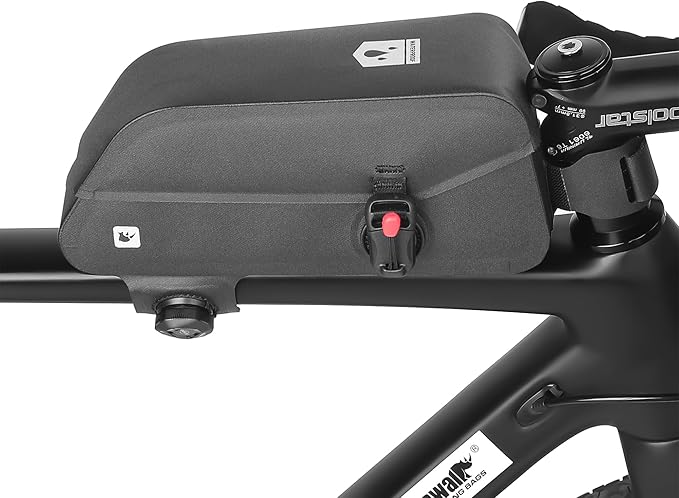 Rhinowalk Top Tube Bag - Fully Waterproof and Stable Bicycle Frame Bag for Mountain & Road Bike