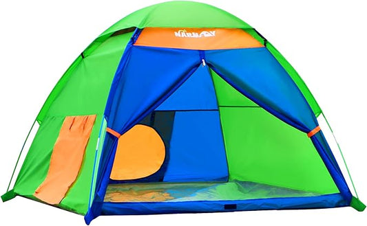 NARMAY® Play Tent Summer Camping Dome Tent for Kids Indoor/Outdoor Fun - 60 x 60 x 44 inch
