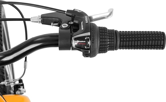 Retrospec Dart 20 & 24 Inch Kids Bike - 7-Speed Hybrid Bicycle for Ages 6-11 with 29in All-Season Tires & Shock Absorption - Adjustable Height Youth Bike with V-Brakes & Smooth Gear Shifting