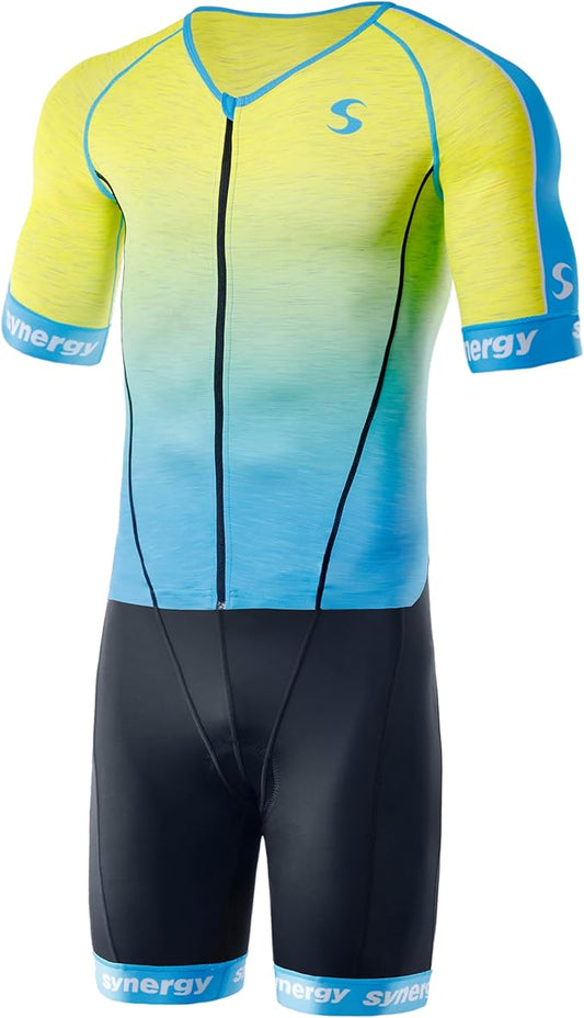 Synergy Triathlon Tri Suit - Men's Pro Short Sleeve Trisuit