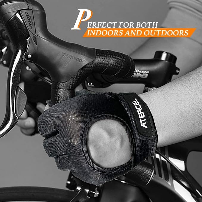 ATERCEL Weight Lifting Gloves Full Palm Protection, Workout Gloves for Gym, Cycling, Exercise, Breathable, Super Lightweight for Mens and Women