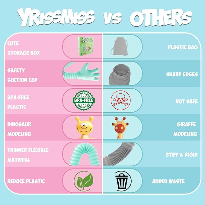 4Pcs Telescopic Suction Cup Monster Toys,Sensory Toys for Kids 3-5 5-7,Toddler Toy,Fidget Toy,Toddler Travel Essential for Airplane,Pop Tubes, Christmas Stocking for Kids Boys Girls M