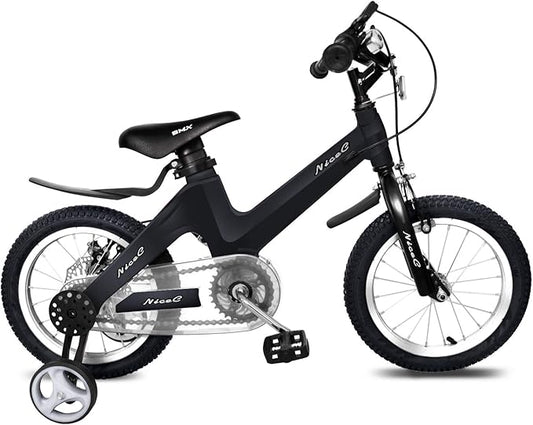 Nice C Training Wheel Bike, Kids Bike Boys Girls, BMX Mountain with Dual Disc Brake 12-14-16-18 inch