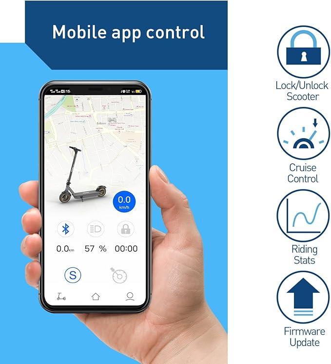 Hiboy S2 Pro/S2 MAX Electric Scooter, 500W Motor, 10" Solid Tires, 25-40.4 Miles Range, 19 Mph Folding Commuter Electric Scooter for Adults (Optional Seat)