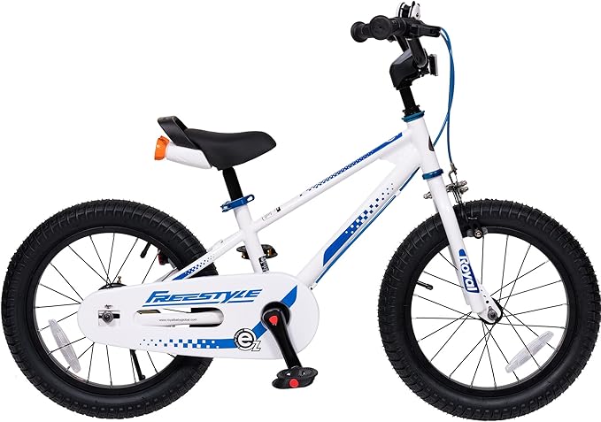 RoyalBaby Kids Bike EZ Balance to Pedal Dual Handbrake Toddlers Boys Girls Bicycle 12-20 Inch for Age 3-10 Years