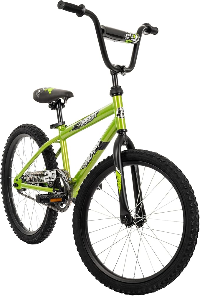 Huffy Upshot 12/16/20 Inch Boys' Bike for Kids, Ages 3+ Years Old, Multiple Color Options, Removable Training Wheels (12" and 16" Only), BMX Design, Designed for Growth, Durable, Easy Assembly