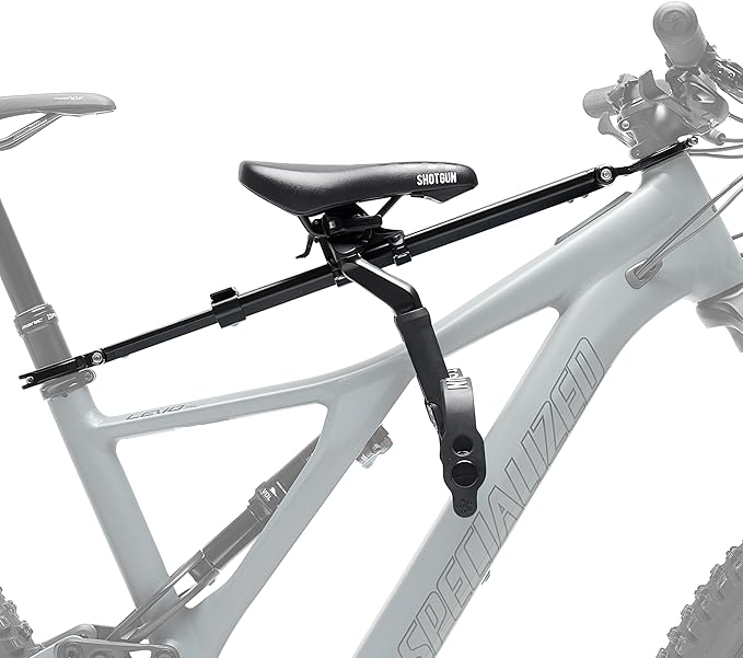 Kids Ride Shotgun - Child Bike Seats - Front Mounted, for Children Aged 2~5 Years, Fits Most Adult Modern Mountain Bikes, Adjustable for Comfort