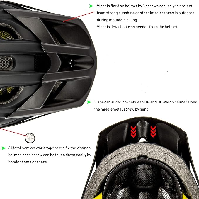 Kids Bike Helmet, SIFVO Kids Helmet 8+ Boys and Girls Bike Helmet with Cool Visor, Bike Helmets for Kids, Youth Bike Helmet Kids Mountain Bike Helmet Lightweight and Sturdy【55-58cm】