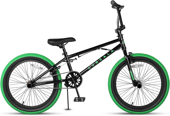 Freestyle BMX Bike, 18 20 Inch Kids Bicycle for 5-13 Years Old Kids and Beginner Level Rider, Multiple Colors