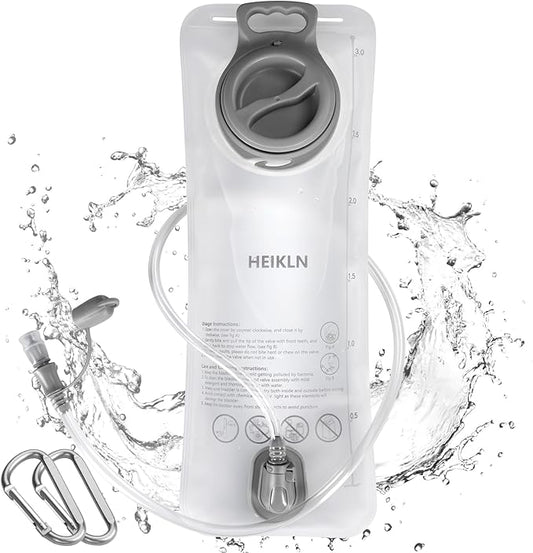 Hydration Bladder 1.5L-2L-3L,Leak Proof Water Reservoir, BPA Free Military Water Storage Bladder Bag Hydration Pack Replacement Easy Clean for Bicycling Hiking Camping Hunting Running