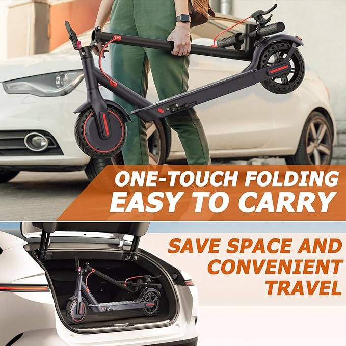 10/8.5" E Scooter for Adults 19-22 MPH Sport Escooter 350W/500W Motor, Electric Scooter 15-22 Miles Range, Bearing 265 LBS/APP Control,with Seat Parent ASIN: B0FHB4G2WQ