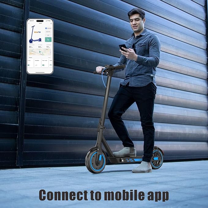 Electric Scooter Adult, 19-25 MPH Max Speed, 21-28 Miles Long Range, E Scooter with 8.5"/10" Tires, 350W/500W/600W Motor, Cruise Control and Dual Braking, Foldable Electric Scooter for Adults