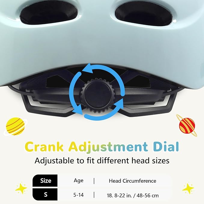 Kids/Youth Bike Helmet for Boys Girls and Teens, Adjustable and Multi-Sport for Bicycle, Kick Scooter, Skateboard, Roller/Inline Skate