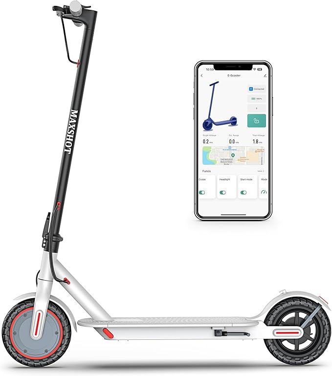 Electric Scooter for Adults, 8.5/10/14" Tires, 19/22Mph, 350W/500W Motor, 21-28 Miles Range, Folding E-Scooter with Dual Suspension,APP(V1/SPRO/MAX/PRO/X1/X1PRO)