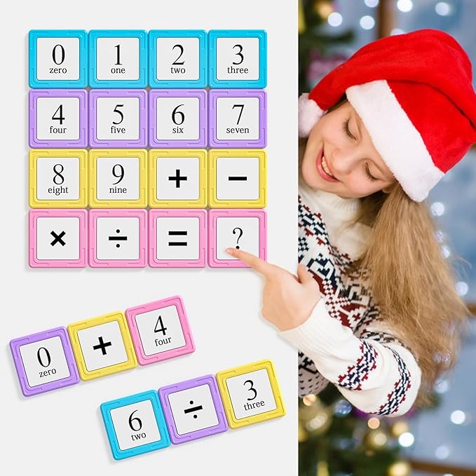 Toddler Girl Toys, Magnetic Tiles 44pcs, Birthday Gifts Ideas for Girls Age 3-5, Magnetic Building Blocks, Magnet STEM Montessori Toddler Kids Christmas Toys Gifts for 3 4 5 6 7 Year Old Girls