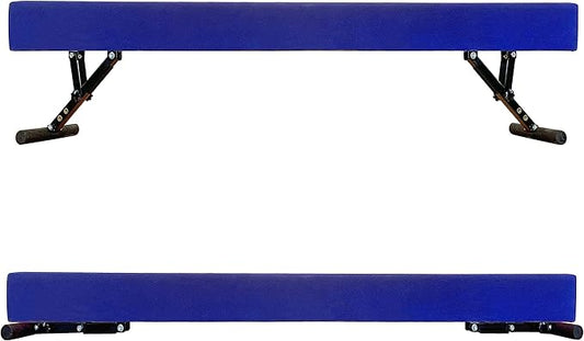 Adjustable Balance Beam 8 ft Gymnastic Beam Adjustable Height for Kids and Teenage of All Gymnastic Levels, Gymnastic Training Beam Gymnastic Equipment for Athlete Home and Gym Club Use