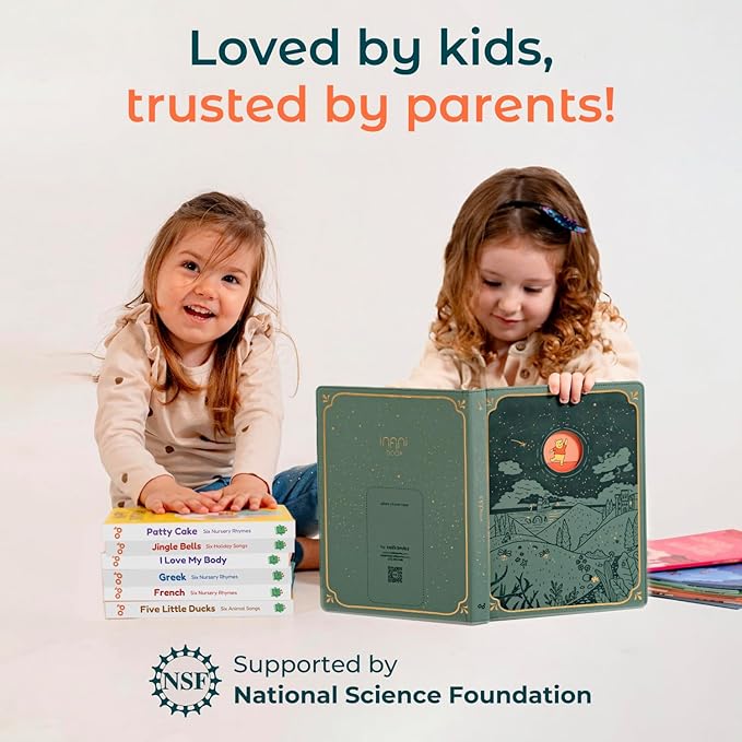 Cali's Books I Love My Body by Mother Moon | Feelings & Emotions Book for Toddlers 1-3 - Musical Books for Kids, Interactive Toddler Sound Book, Talking Learning Music Toys