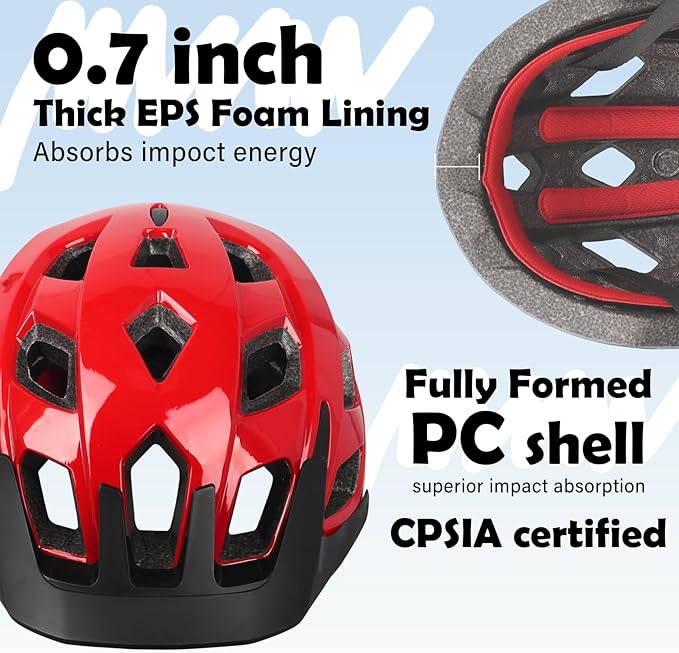 Kids Bike Helmet, 2 Size Adjustable for Youth Toddler Boys & Girls 3-5-8-10-12-14 Years, Child Helmets with Visor for Skating Cycling Scooter