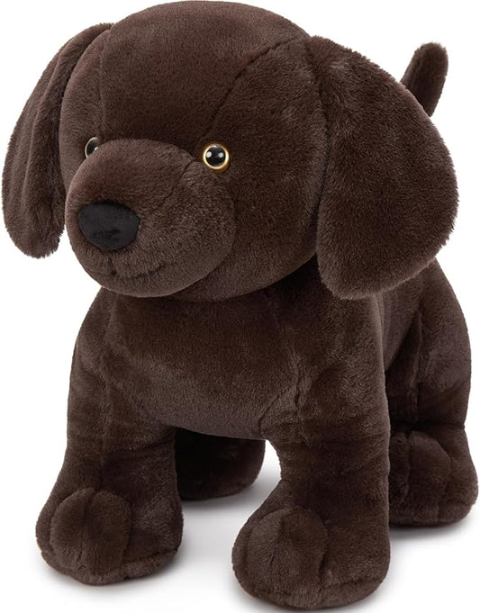 MaoGoLan 24" Giant Chocolate Lab Stuffed Animal, Adorable and Cuddly Large Labrador Dog Plush,Stuffed Puppy Throw Pillow for Puppy Lover,Kids,Adults