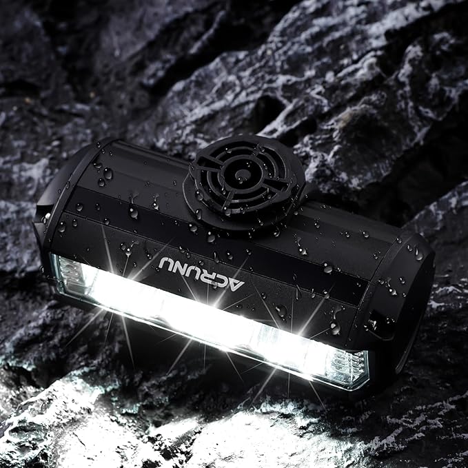 Super Bright 3400 Lumens LED Bike Light USB Rechargeable - 5 Modes Bicycle Headlight with 7H Runtime, IPX6 Waterproof, Quick Release Mount for Mountain Road Cycling Commuting Night Safety