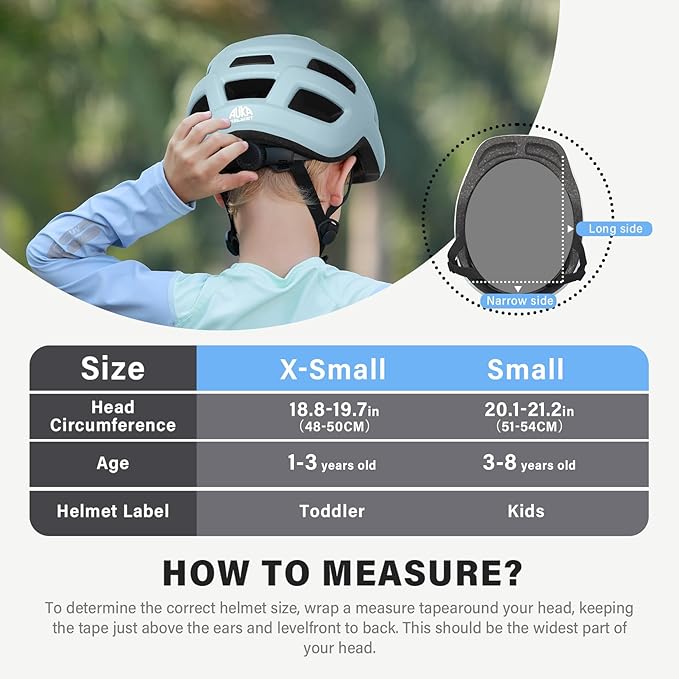 Toddler Kids Bike Helmet, Adjustable Infant Baby Bicycle Helmet for Age 1-3-5-8 Years Child Boys Girls, Multi-Sport Scooter Skateboard, 2 Sizes