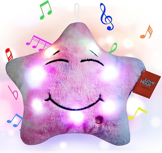Musical Star Plush Sensory Light Up Newborn Autism Toys - Twinkle Twinkle Little Star Sensory Toys for Autistic Children