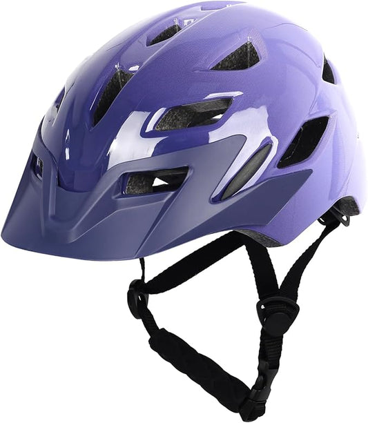 Kids Bike Helmet, Youth Toddler Boys Girls Helmets, 2 Size Adjustable for Ages 2-3-5-8-14 Years, Child Helmet with Visor and LED Light, Lightweight Multi-Sport Bicycle Scooter Cycling Helmets