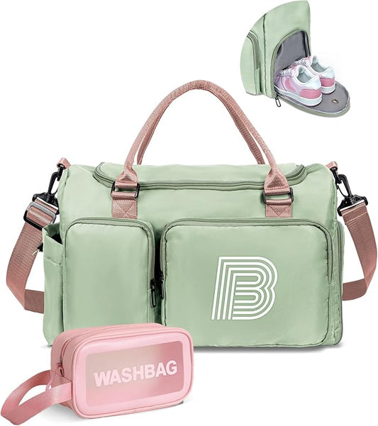 Birthday Gifts Teen Girl Gift, Initial Travel Duffle Bag, Gift for Kids, Monogram Overnight Bag Girlfriend Birthday Gifts for Women Gifts for Teen Girls Boys