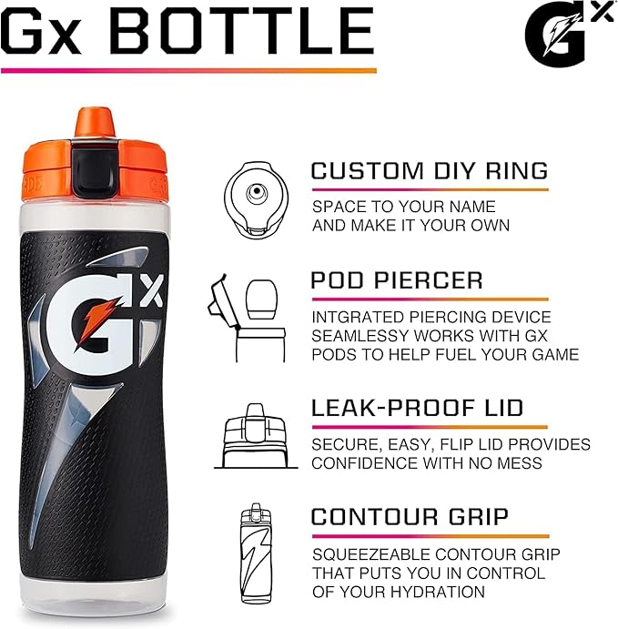 Gatorade Gx Bottle, Momentum Neon Blue