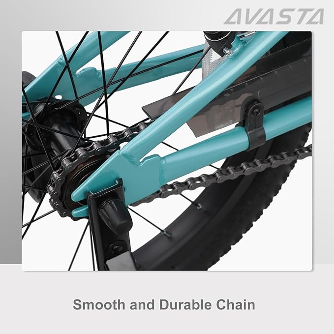 AVASTA Bilbo 18 20 Inch Kids Bike for Boys Girls 5-10 Years Old, Retro Style High Carbon Steel Bicycle with Adjustable Handlebars and Seat, Dual V-Brakes, Kickstand, Multiple Colors