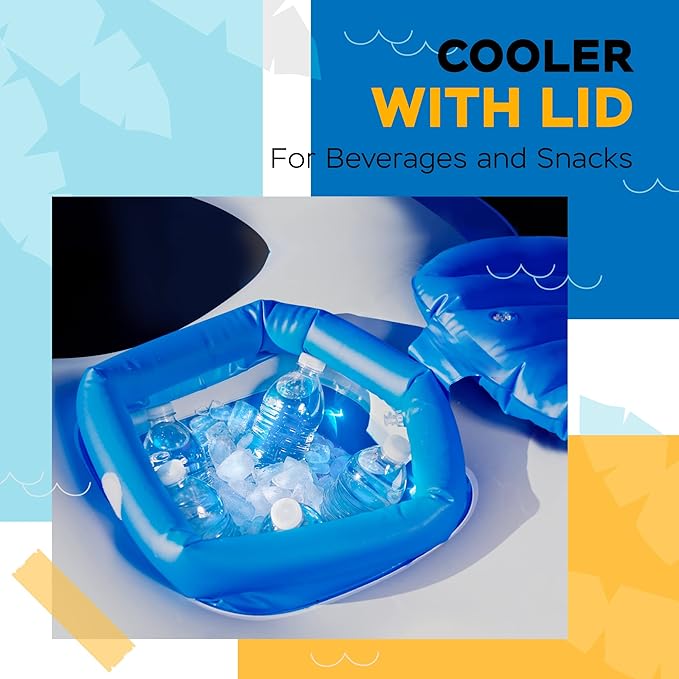 2025 New & Upgraded Sunlite Sports Heavy Duty River Tube Inflatable, Premium Water Float to Lounge Above Lake and River, Outdoor Water Raft Sport Fun, Recreational Use