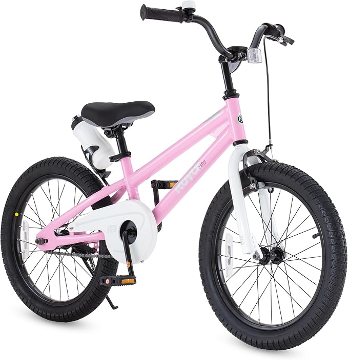 RoyalBaby Kids Bike EZ Freestyle Training Free Balance to Pedal Easy Learning Bicycle, 12-18 Inch for Toddlers to Big Kids