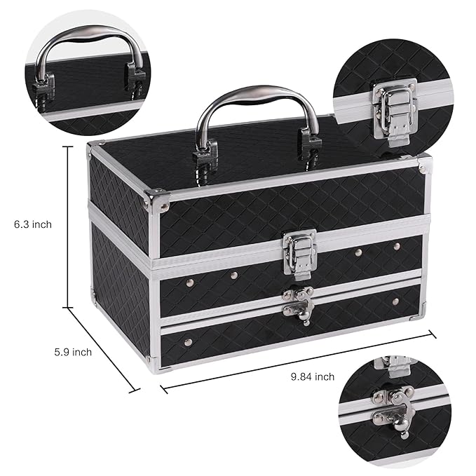 Makeup Gift Set For Women Girls, All in One Full Makeup Kit with Eyeshadow, Lip Gloss, Concealer, Blush, Contour, Highlighter Brushes Liquid Lipsticks Eyebrow Pen Mascara Eyeliner Pencil (Black Set)