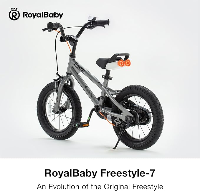 RoyalBaby Kids Bike EZ Balance to Pedal Dual Handbrake Toddlers Boys Girls Bicycle 12-20 Inch for Age 3-10 Years
