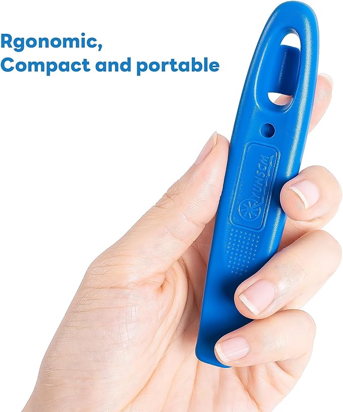 YunSCM 4-Pcs Ultra Strong Plastic Steel Bike Tire Levers, Thickened and Widened Bicycle Tire Levers,Bike tire Replacement Tool, Tire Removal Tool for Road Mountain Bike Tires(Blue)
