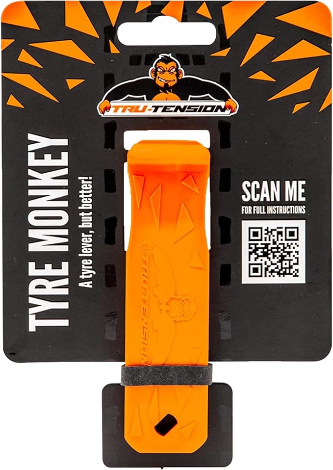 Tru-Tension | Tyre Monkey | Compact Tire Lever | Bicycle Tools & Accessories | Suitable for All Bikes &Tires Types