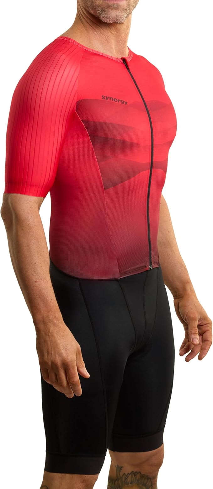 Synergy Triathlon Tri Suit - Men's Pro Short Sleeve Trisuit