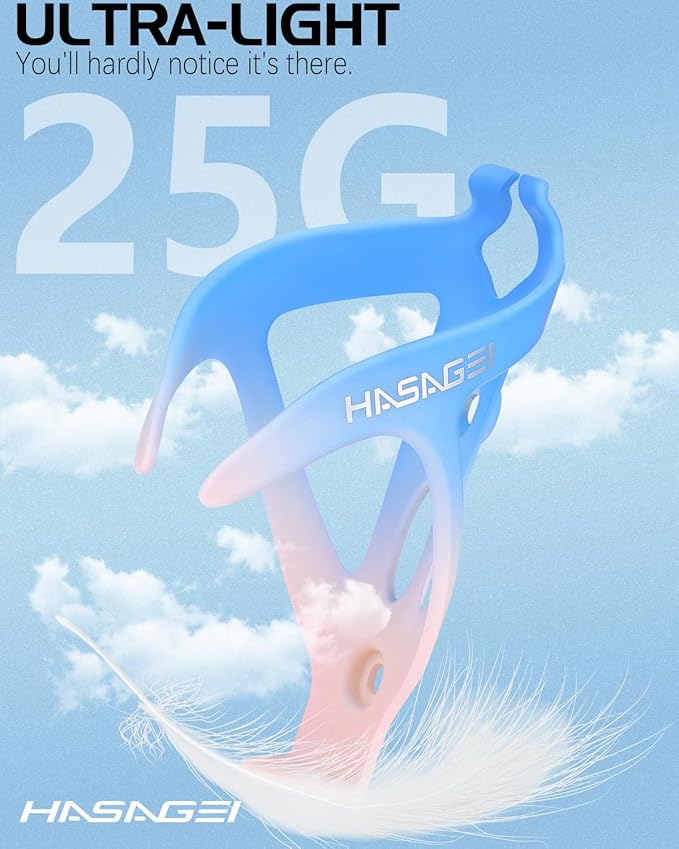 Bike Water Bottle Holder, Durable Non-Slip Lightweight Universal Bicycle Bottle Cage for Mountain/Road Cycling Accessories