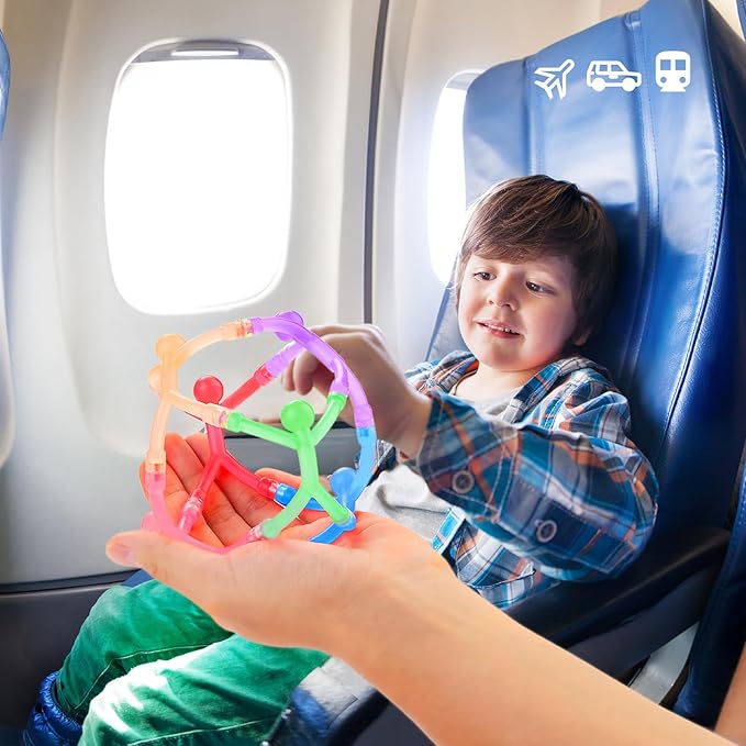 24Pcs Magnetic-People-Magnet-Men, Magnetic Travel Toys for Kids, Creative, Portable and Educational, Funny Magnets for Kids, Small Toys for Classroom Prizes, Easter Egg Stuffers, Office