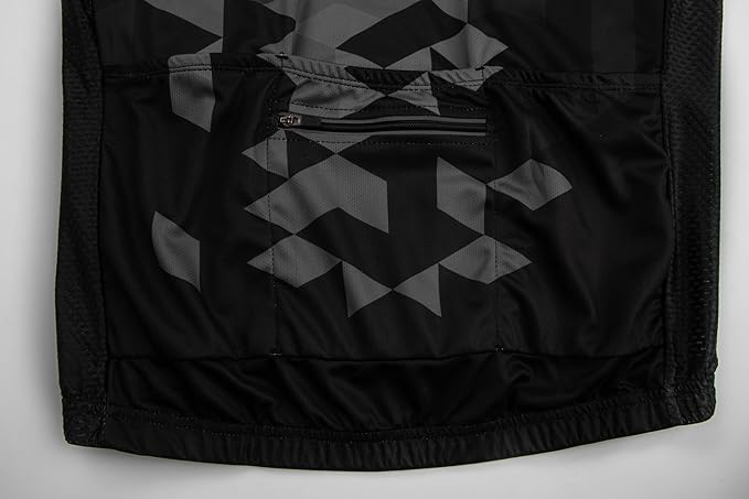 GCRFL Men's Cycling Jersey Set Road Bike Shorts Sleeves Jersey Zipper Pokcet Bib Shorts with Padded, Cycling Clothing kit Men