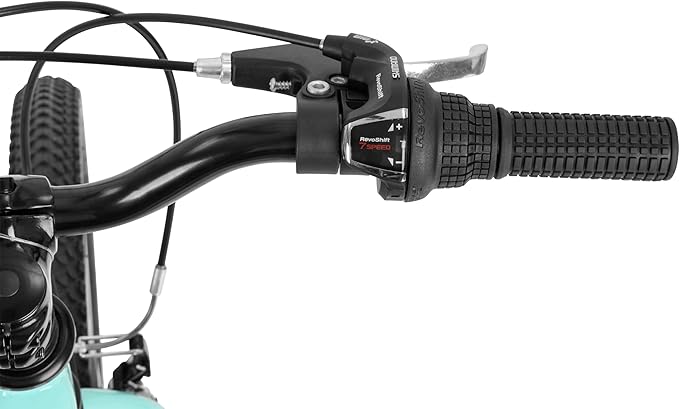 Retrospec Dart 20 & 24 Inch Kids Bike - 7-Speed Hybrid Bicycle for Ages 6-11 with 29in All-Season Tires & Shock Absorption - Adjustable Height Youth Bike with V-Brakes & Smooth Gear Shifting