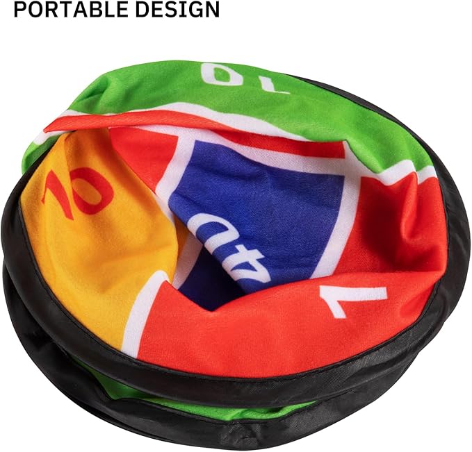 TEMI 29" Large Dart Board for Kids, Boys Toys Dartboards with 20 Balls, Indoor and Outdoor Sport Fun Party Play Game Toys, Birthday Gifts for Boys Girls 3 4 5 6 7 8 9 10 11 12 Years Old