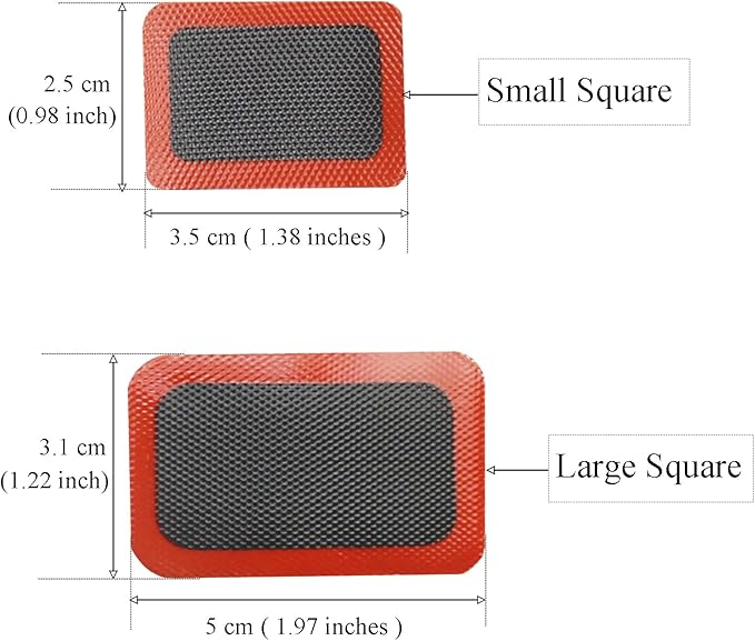 Bike Tire Patch Kit，Bike Repair Patch Bicycle Inner Tire Patch Repair Tool Kit for Road Mountain Bike Motorcycle